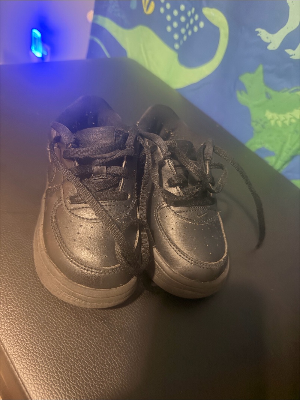 Kids Black Lace-Up Sneakers — Everyday Comfort and Support